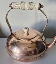Vintage Copper Kettle with M&S