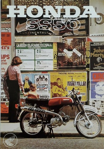 Honda ss50 sales - honda, advert