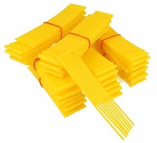 Yellow Sweeper Brushes Fits COUNTAX Lawn Tractor - Pack of 72
