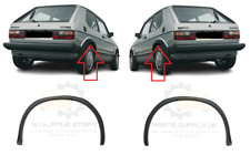 NEW FOR VW GOLF MK I 74-93 REAR FENDER WHEEL ARCH MOLDING TRIM BLACK PAIR SET
