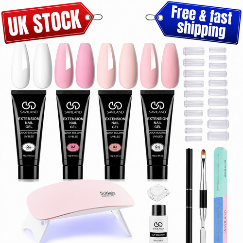 Poly nail extension gel kit - gel, 4