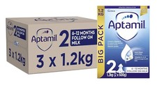3 x 1.2kg Aptamil 2 Follow On