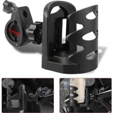New Black Bottle Drink Motorcycle Cup Holder Universal Mount for ATV Bicycle US