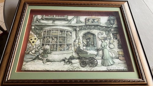 Large anton pieck art - anton, 3d
