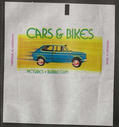 Dandy gum wrapper - dandy, wrapper-cars