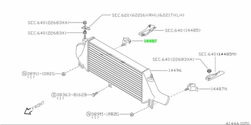 Bracket intercooler for - bracket,