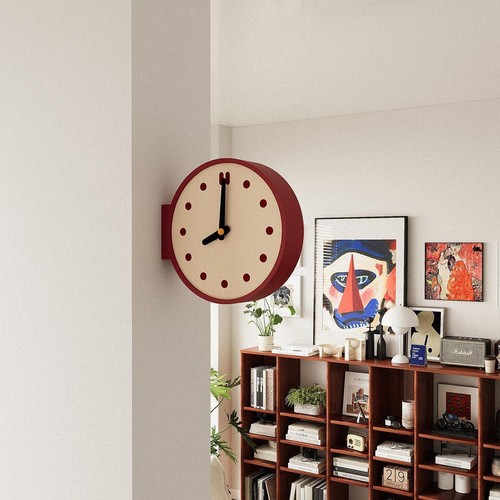 Corner wall clock - wall, home