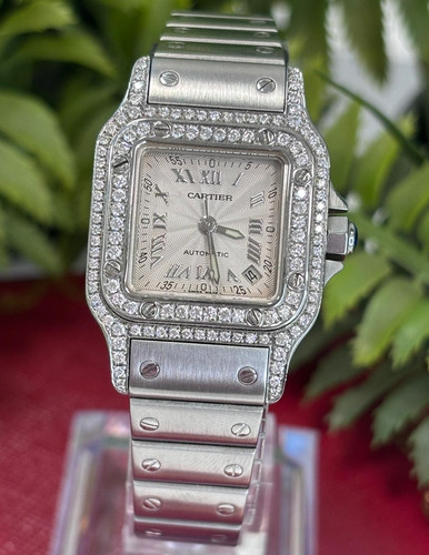 Cartier santos galbee 24mm - cartier,
