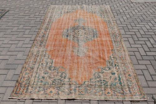 Vintage turkish rug - turkish, 5,7x9,3