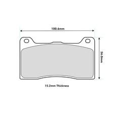 Ferodo DS3000 Brake Pads To