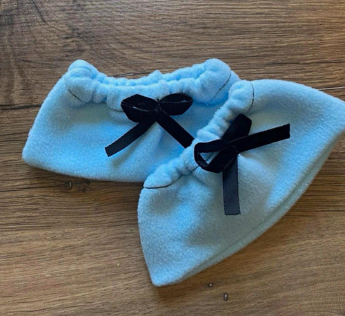 Baby blue half stirrup covers - baby,