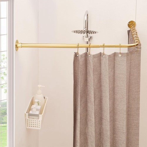 Shaped shower curtain - shaped,