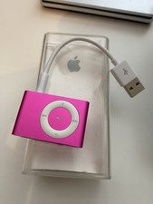 Pink iPod Shuffle 1GB bundle 3rd party charger & Instructions (no Headphones)