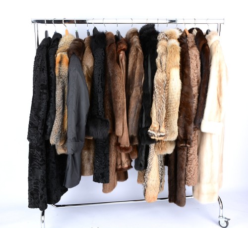 Real fur coat - real,