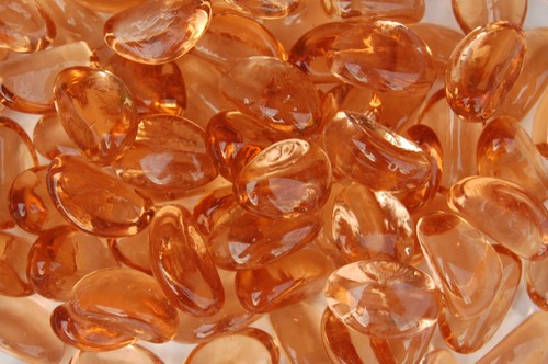 1000 glass pebbles - glass, nuggets