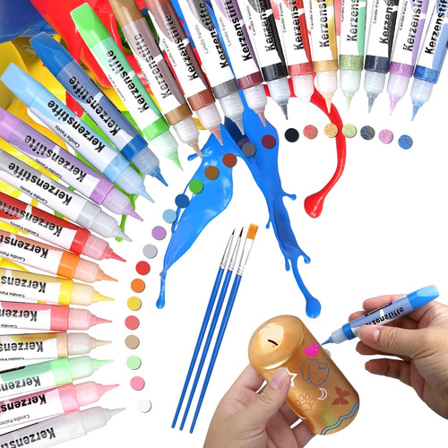 Candle painting kit - candle, kit,