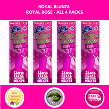 Royal Blunts Blunts N Roses Royal Rose Petal Infused 4 Packs FREE TRACKED POST