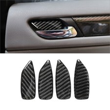 4Pcs Carbon Fiber Door Handle
