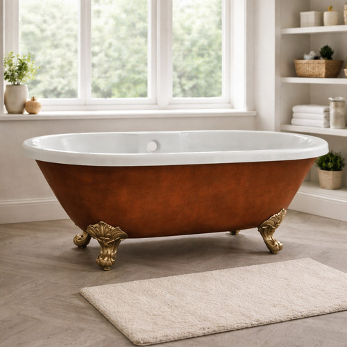 1700mm copper freestanding - 1700mm,