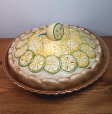 Vintage Italian Lemon Pie Dish