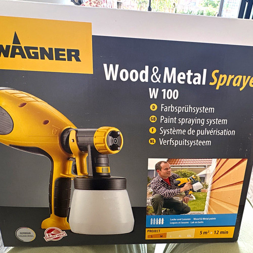 Wagner 100 paint spraying - w,