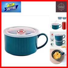 Ceramic Soup Bowl with Handle