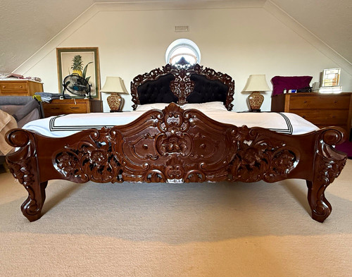 Mahogany rococo style - mahogany,,