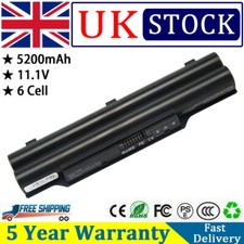 5200mAh Laptop Battery for UK FUJITSU FPCBP250, LifeBook AH512 AH530/3A LH701A
