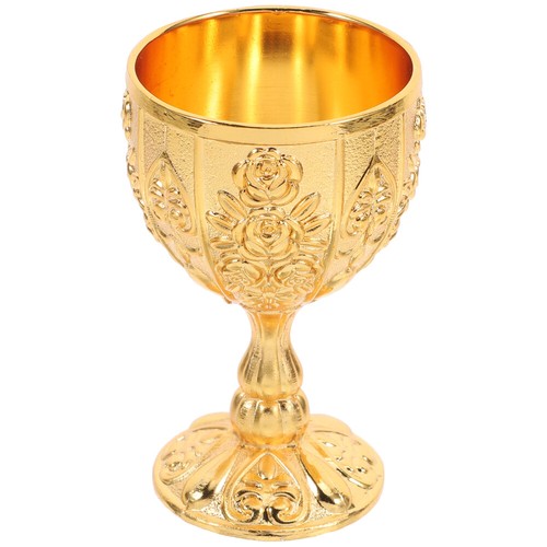 Brass wine goblet chalice - brass,