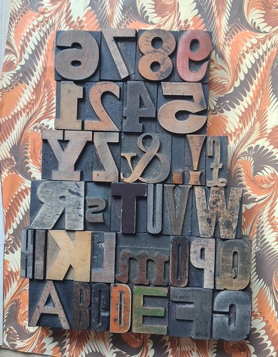 Vintage wooden letterpress - vintage,