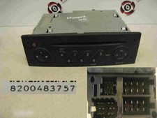 Renault Clio MK3 + Modus 2005-2012 CD Player Update List Radio + Code 8200483757