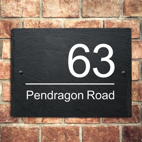 Personalised slate plaques - personalised, uv
