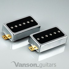 NEW Vanson AlNiCo V P90 SET, 'Humbucker size' Single Coil Pickups, HB90 CR N&B
