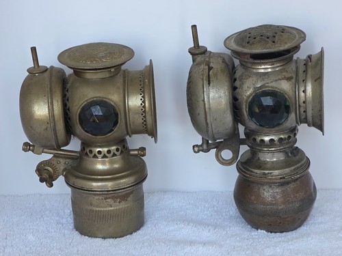 Pair wonderful 1899 brass - pair,