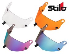 Stilo Helmet Visor/Lid for ST5 Clear Iridium Amber Full Face/Short/Sunshade YA08