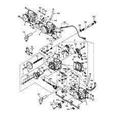 YAMAHA FZR 400 1989-1991 Carburetor stainless allen screw kit #1 FZR400