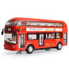 17cm Double Decker London Bus