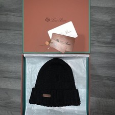 Loro Piana Cashmere Beanie Black – Storm System – New With Packaging - Unisex