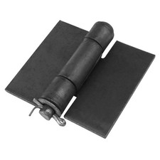 4 Pack 3-3/8" x 3-3/8" Weldable Hinges, Heavy Duty Weld On Hinges for Metal G...