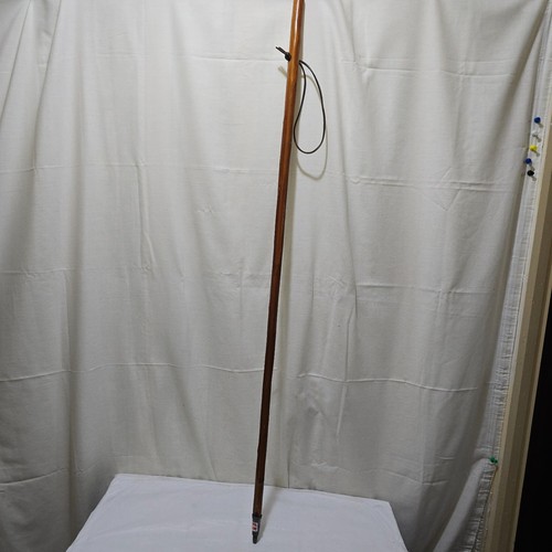 Vintage wooden staff walking - ,