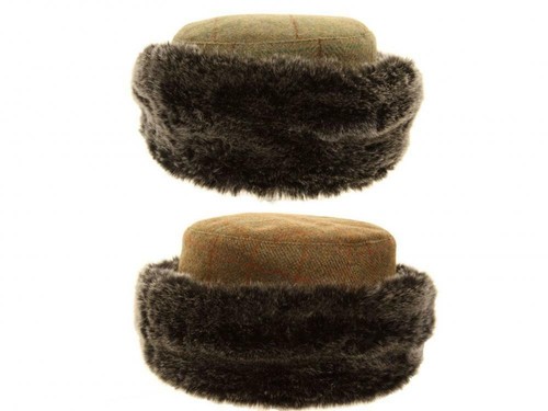 Ladies wool tweed hat super - tweed,