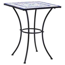 Mosaic Bistro Table Blue and White 60 cm Ceramic vidaXL