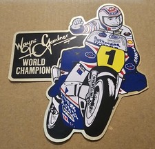 Vintage Wayne Gardner 1987 World Champion Sticker SHOEI,ROTHMANS,HONDA 10x10.5cm