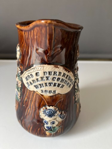 Measham pottery bargeware jug - bargeware,