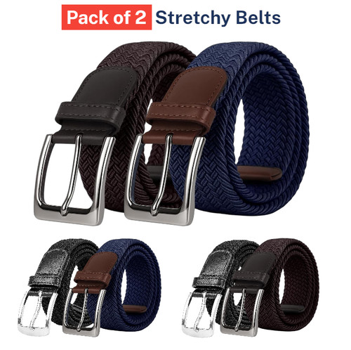 Woven stretchy belts - stretchy, 2