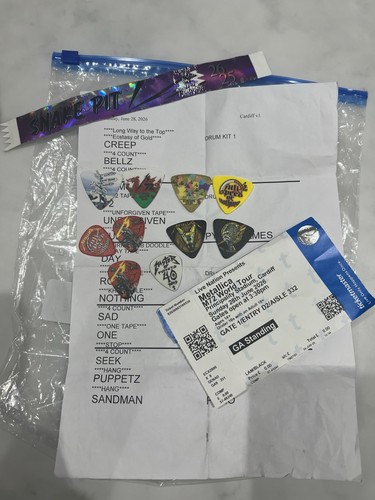 Metallica cardiff 2026 picks - cardiff,