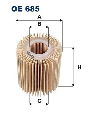 Filtron 685 oil - filter, for
