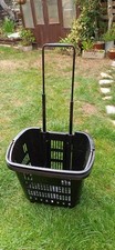 Black Plastic Shopping Basket