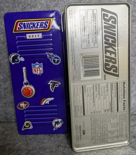 Snickers nfl football metal - snickers,