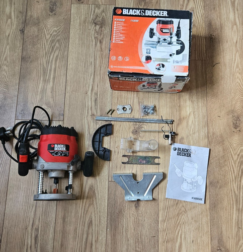 Black decker kw850e plunge - black,